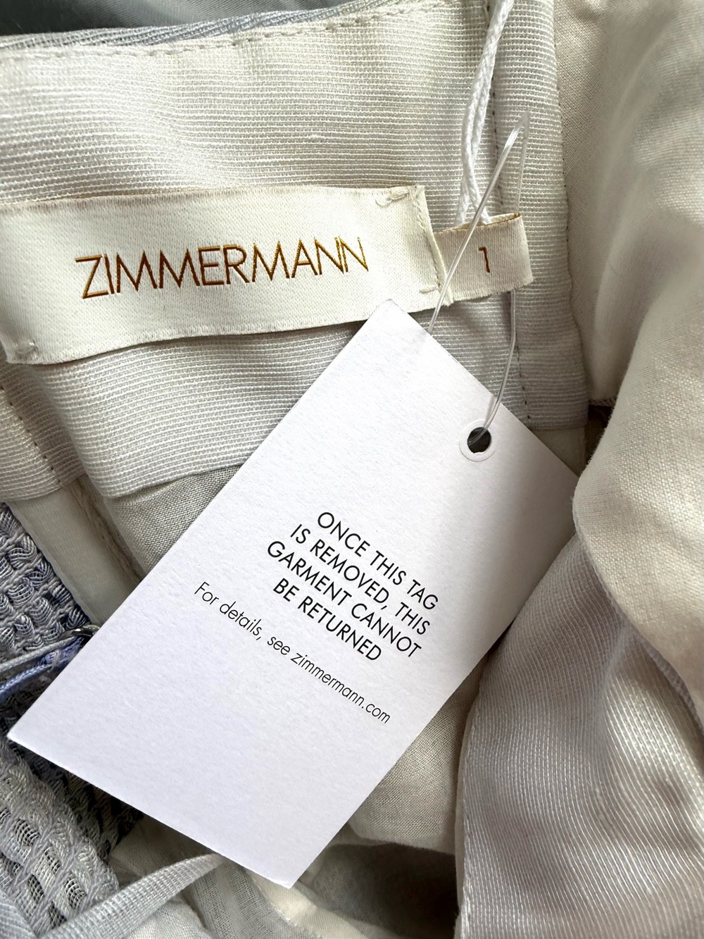 Zimmerman crush twist front midi dress - Picture 8 of 8